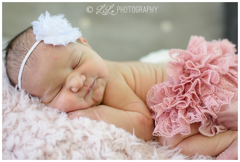 Denver Newborn Photographer, Pink Baby Girl