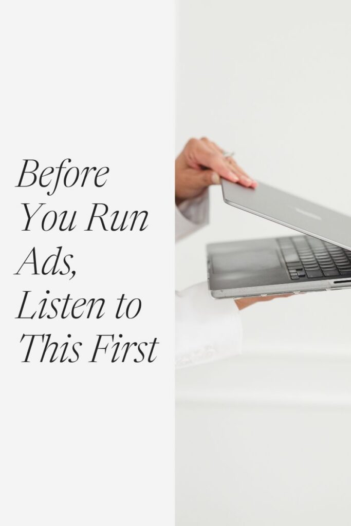 This podcast for Christian women business owners is all about how to know when and how to run ads for your business.